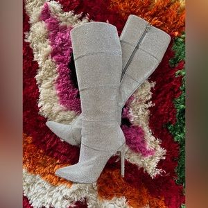 Steve Madden Winner Rhinestone Boots 7.5